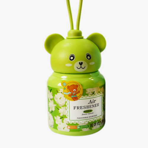 傾薰沐198g小熊香膏茉莉清香劑車用香水固體香盒擺設